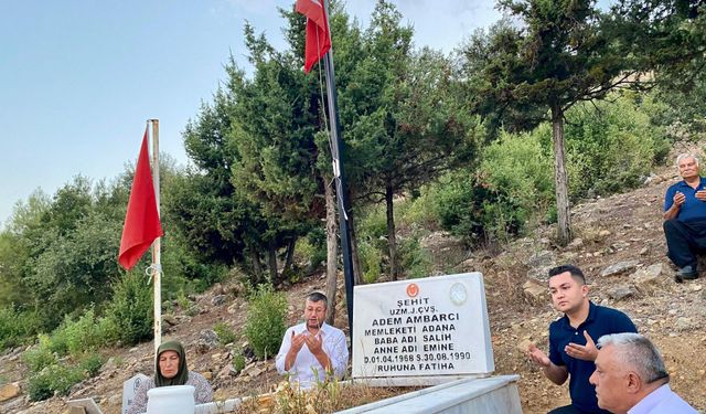 Saimbeyli'de Şehit Adem Ambarcı'ya Anma Töreni