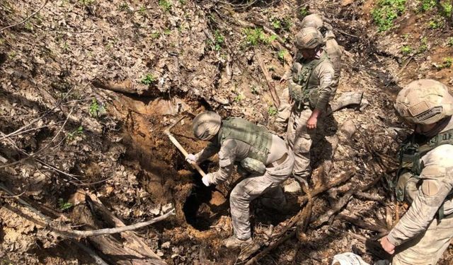 Şırnak'ta Gürz-12 operasyonu: Teröristlerin kullandığı depo imha edildi