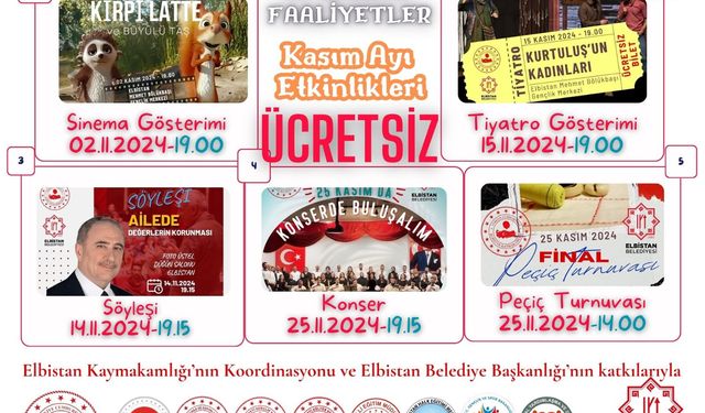 “Her Şey Elbistan İçin” Mottosuyla Sosyal, Kültürel Ve Sportif Faaliyetler Düzenlenecek