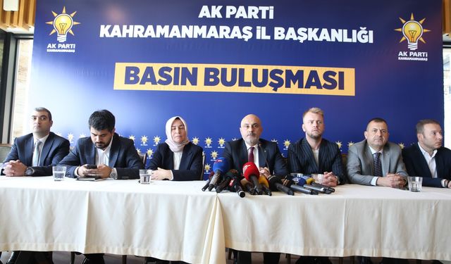 AK Parti Kahramanmaraş İl Başkanlığının Yeni Yönetimi Tanıtıldı