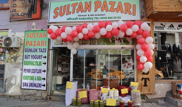 Afşin’de Sultan Pazarı Şarküteri Açıldı