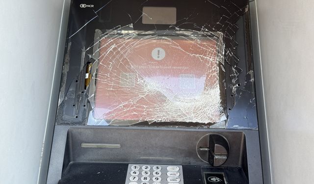 Alanya'da ATM'lere zarar veren kişi yakalandı