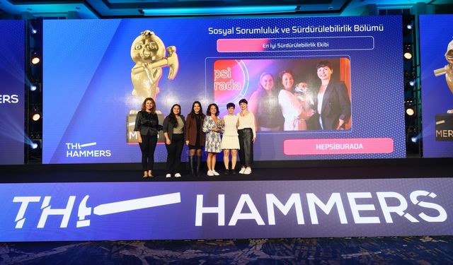 Hepsiburada'nın HepsiTürkiye'den programına The Hammers Awards'tan altın ödül