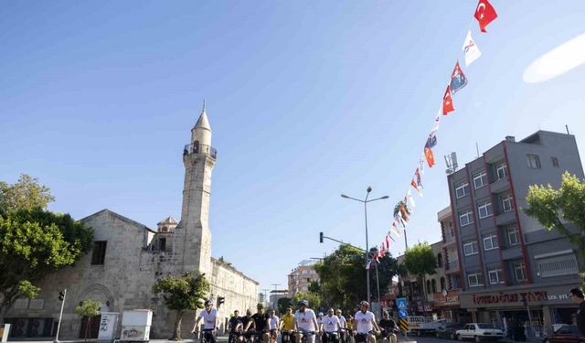 Bisiklet tutkunları ’Kleopatra Bisiklet Festivali’nde buluştu