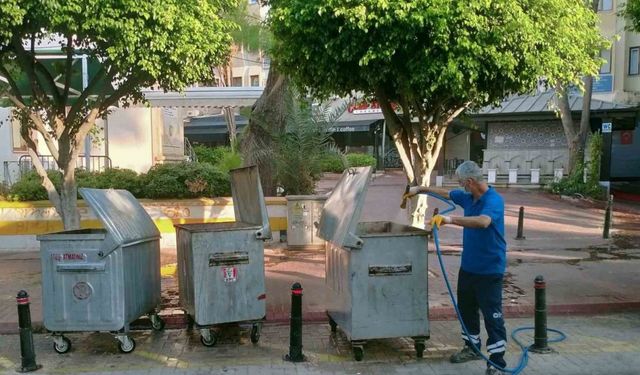 Büyükşehir’in sinek timleri Alanya sokaklarında