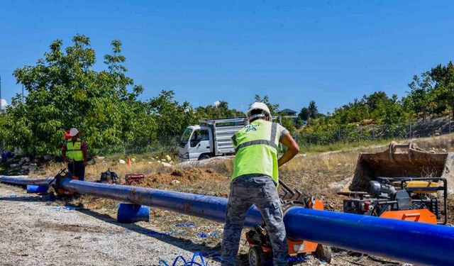 Erdemli’de içme suyu iyileştirme çalışmaları devam ediyor