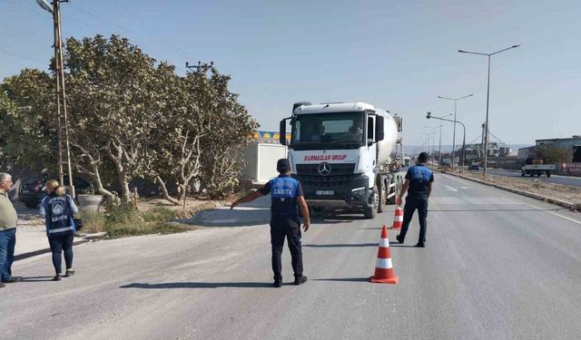 HBB zabıta ekipleri 81 hafriyat kamyonuna ceza uyguladı