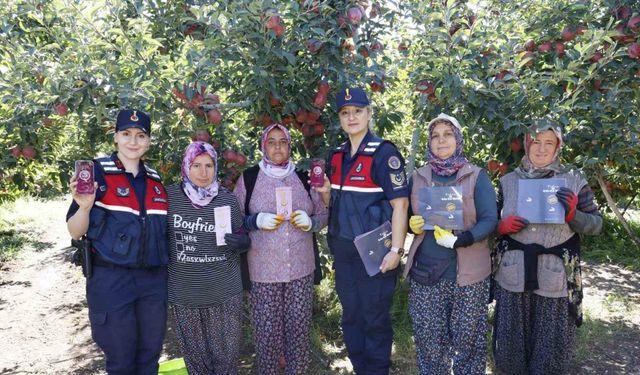 Jandarma ekipleri işçilere yönelik farkındalık eğitimi gerçekleştirdi