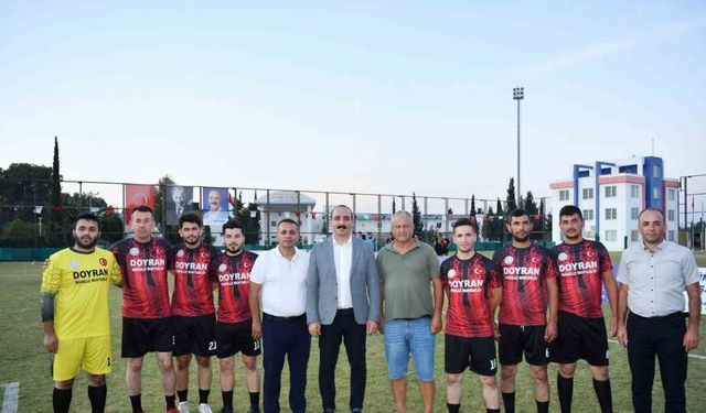 Mahalleler arası futbol turnuvasında heyecan sürüyor