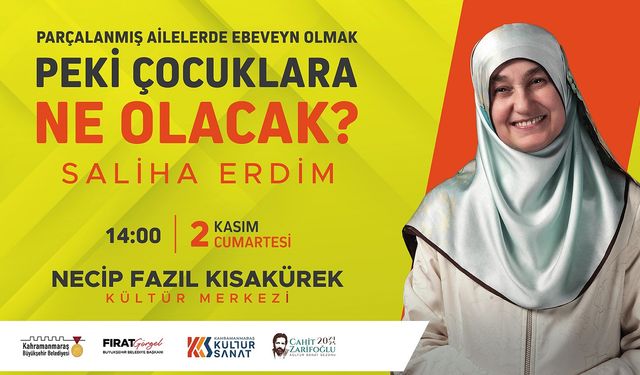 Aile Danışmanı Erdim, Ebeveyn Çocuk İlişkisini Anlatacak