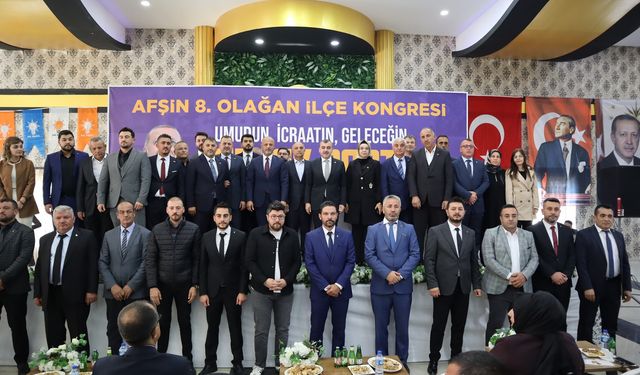 AK Parti Afşin İlçe Yönetim ve Yürütme Kurulu Belli Oldu