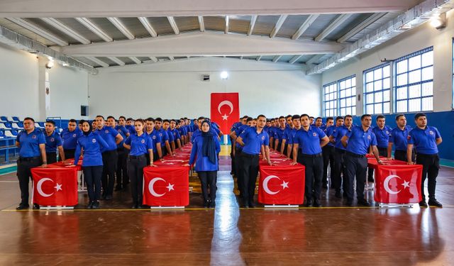 Eğitimlerini Tamamlayan İnfaz ve Koruma Memurlarına Yemin Töreni Düzenlendi