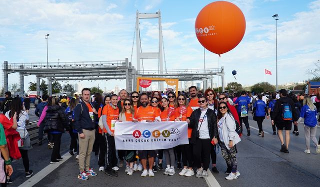 İstanbul Maratonu’nda AÇEV’le çocuklar için kıtaları aşın