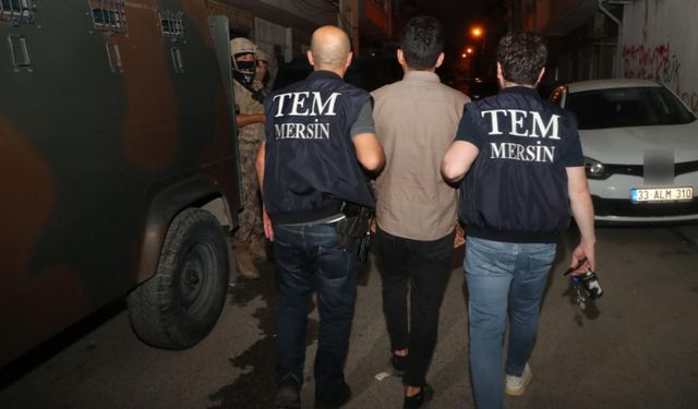 Mersin'de PKK/KCK'ya operasyon: 14 gözaltı