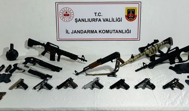 Şanlıurfa'da Silah Kaçakçılığı Operasyonu: 7 Gözaltı