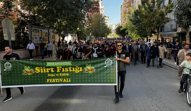 Siirt Fıstığı Doğa ve Kültür Festivali başladı