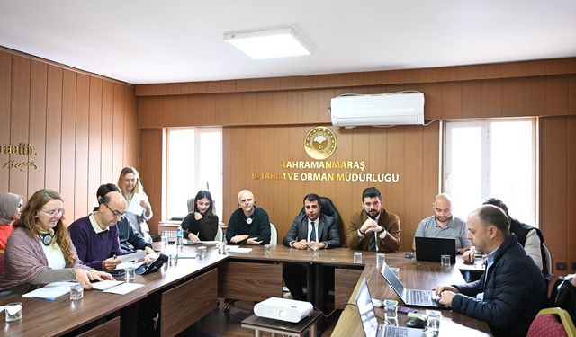 Kahramanmaraş İl Tarım ve Orman Müdürü Bilir Başkanlığında Toplantı Düzenlendi