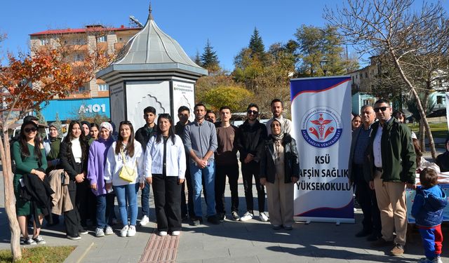 Afşin’de Organ Bağışı Haftası İçin Bilgilendirme Standı Kuruldu