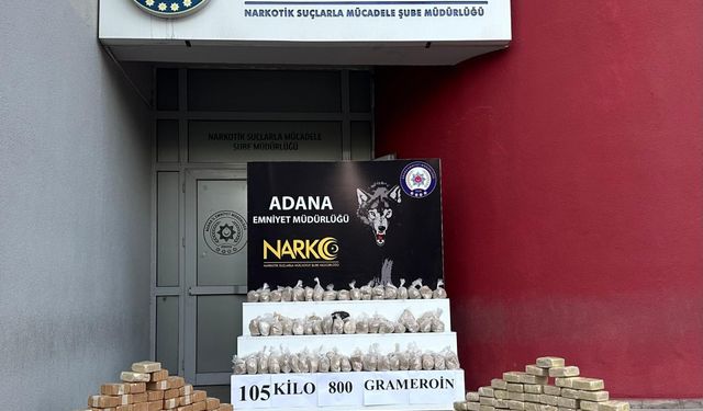 Adana'da uyuşturucu operasyonlarında yakalanan 169 şüpheli tutuklandı