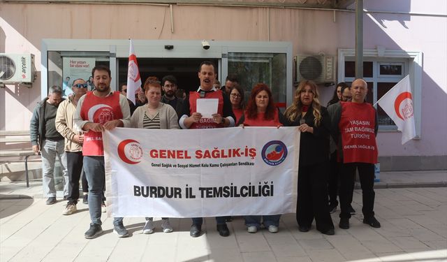 Burdur'da bazı aile hekimleri 3 günlük "iş bırakma eylemi" başlattı