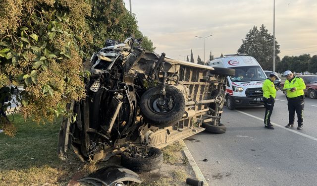 Kahramanmaraş'ta iki minibüsün çarpıştığı kazada 1 kişi yaralandı