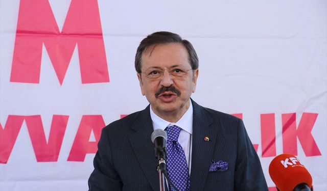 TOBB Başkanı Hisarcıklıoğlu, Isparta'da fuar açılışında konuştu