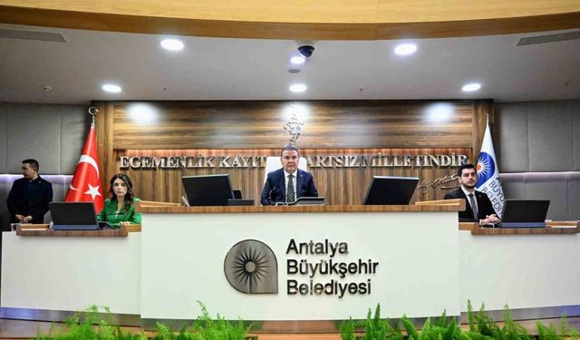 Antalya Büyükşehir Belediyesi’nin 2025 yılı tahmini bütçesi 39 milyar TL