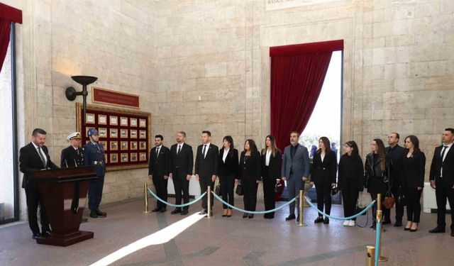 ANTGİAD üyeleri,  Atatürk’ün 86. ölüm yıl dönümünde Anıtkabir’de