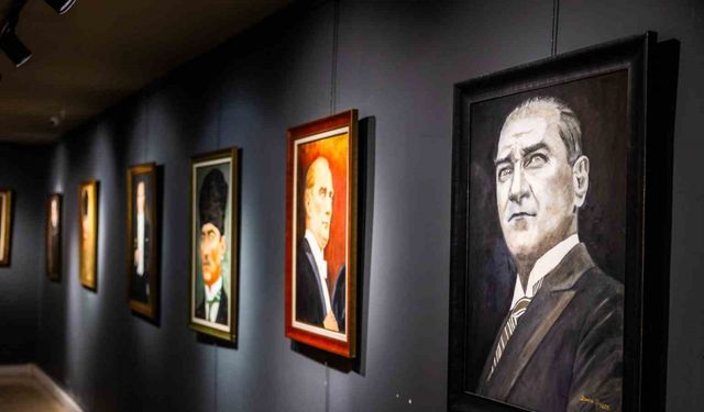 Mersin Büyükşehir Belediyesinden ’Atatürk’ temalı resim sergisi