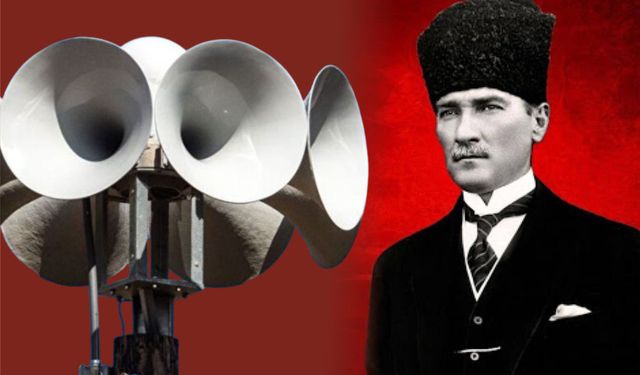 Atatürk’ün Ölüm Yıl Dönümünde Tüm Şehirde Sirenler Çalacak