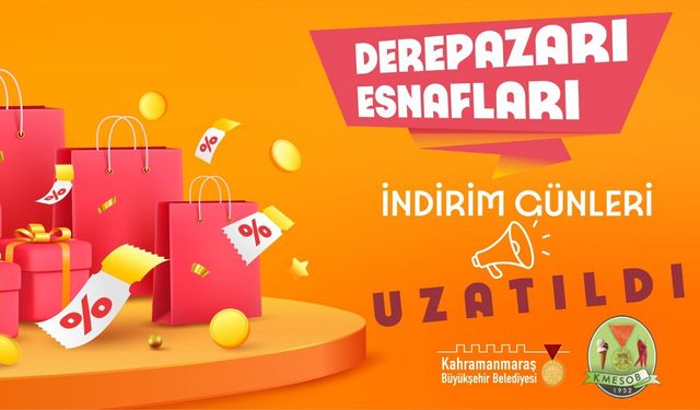 Derepazarı Esnafları İndirim Günleri Uzatıldı