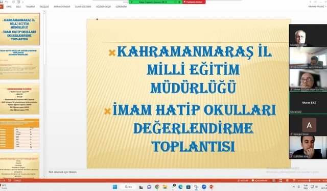 İmam Hatip Ortaokulları Müdürleri İle Toplantı Yapıldı