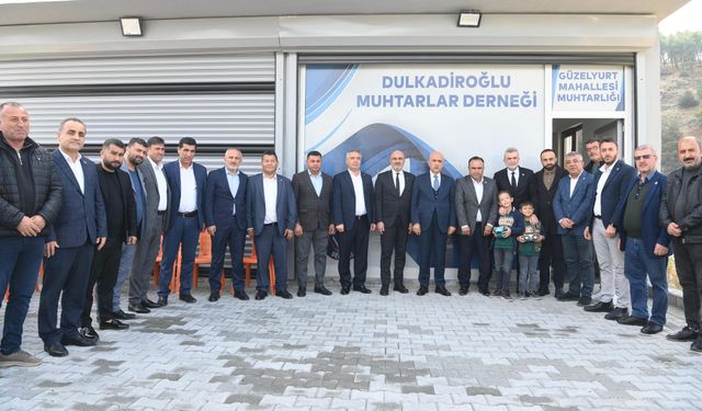 Milletvekili Kirişçi’den Dulkadiroğlu Mahalle Muhtarlar Derneği’ne Ziyaret