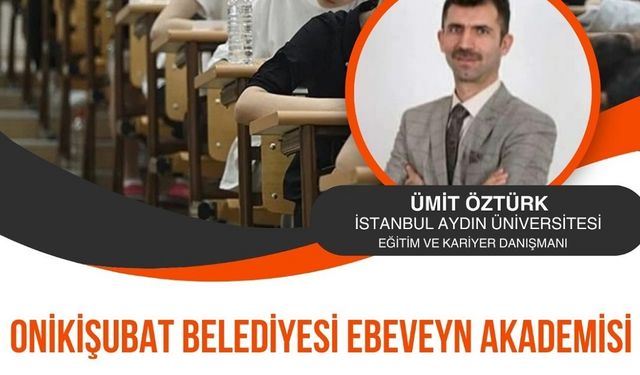 Onikişubat Belediyesi Ebeveyn Akademisi, Konferansla Başlıyor