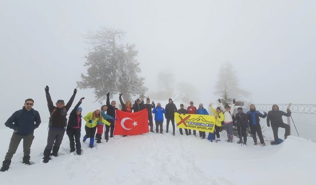 Adana'da doğaseverler Armutoluğu Yaylası'nda yürüyüş yaptı