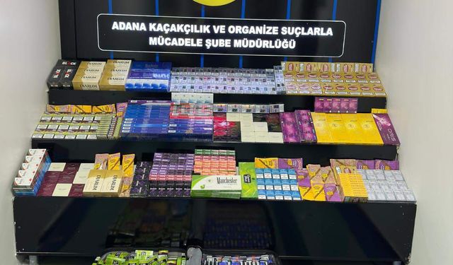 Adana'da kasımda 56 bin 400 paket kaçak sigara ele geçirildi