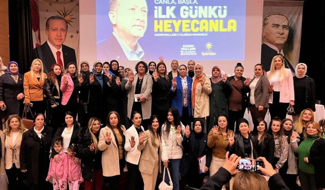 AK Parti Samandağ İlçe Kadın Kolları 7. Olağan Kongresi yapıldı