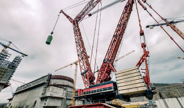 Akkuyu NGS'nin 2 ve 3'üncü güç ünitelerinde iki önemli aşama tamamlandı