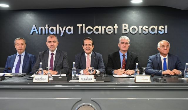 Antalya Ticaret Borsası Aralık Ayı Meclis Toplantısı yapıldı