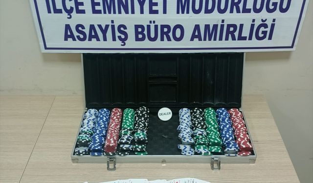 Kumar oynayan 10 kişiye 64 bin 250 lira ceza kesildi