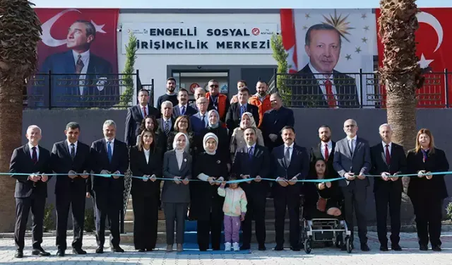 Emine Erdoğan, Hatay Engelli Sosyal Girişimcilik Merkezi'nin açılışını yaptı