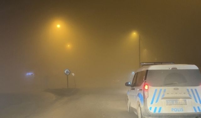 Hatay'da yoğun sis etkili oldu