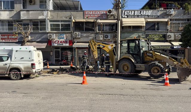 Adana'da ağaç sökümü sırasında elektrik kablolarının kopması sonucu çıkan yangın söndürüldü