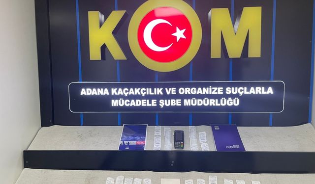 Adana'da tefecilik operasyonunda 2 şüpheli yakalandı