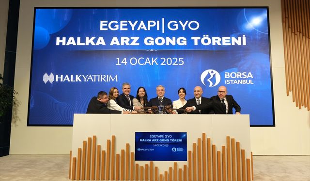 Borsa İstanbul'da gong EgeYapı Avrupa GYO için çaldı