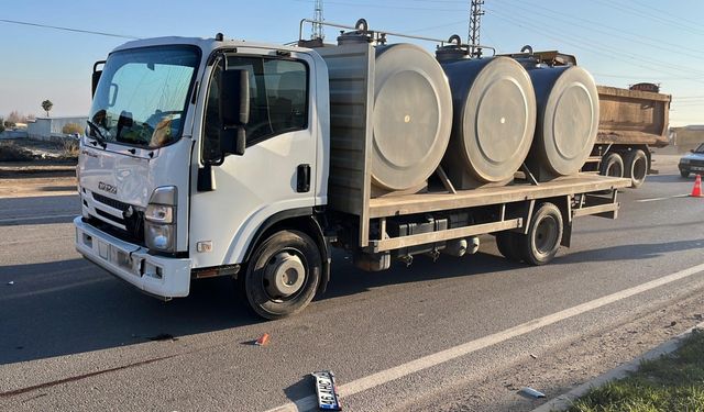 Hatay'da kamyonun çarptığı yaya hayatını kaybetti