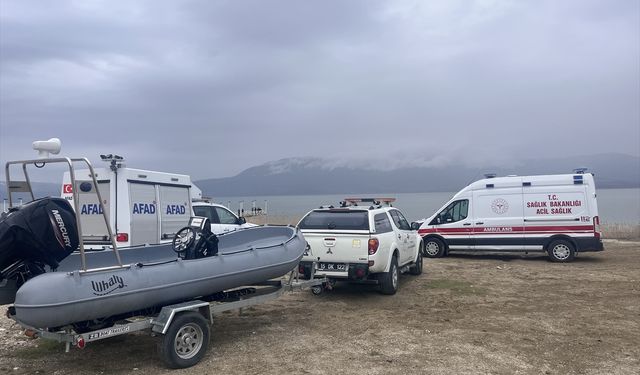 Burdur'da kaybolan kişi için arama çalışmaları devam ediyor