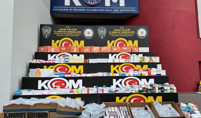 Adana'da 29 bin 975 ilaç ele geçirilen operasyonda 1 şüpheli gözaltına alındı