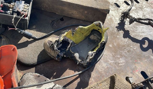 Isparta'da ayak parmakları kopan yaralı hastaneye kaldırıldı