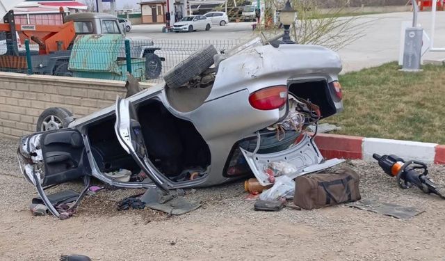 Isparta'da otomobilin devrilmesi sonucu 1 kişi hayatını kaybetti